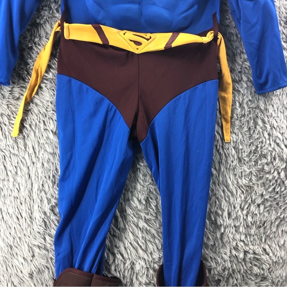 Rubies Superman Costume Boys Size Large Muscled Chest Super Man Halloween - Picture 3 of 16